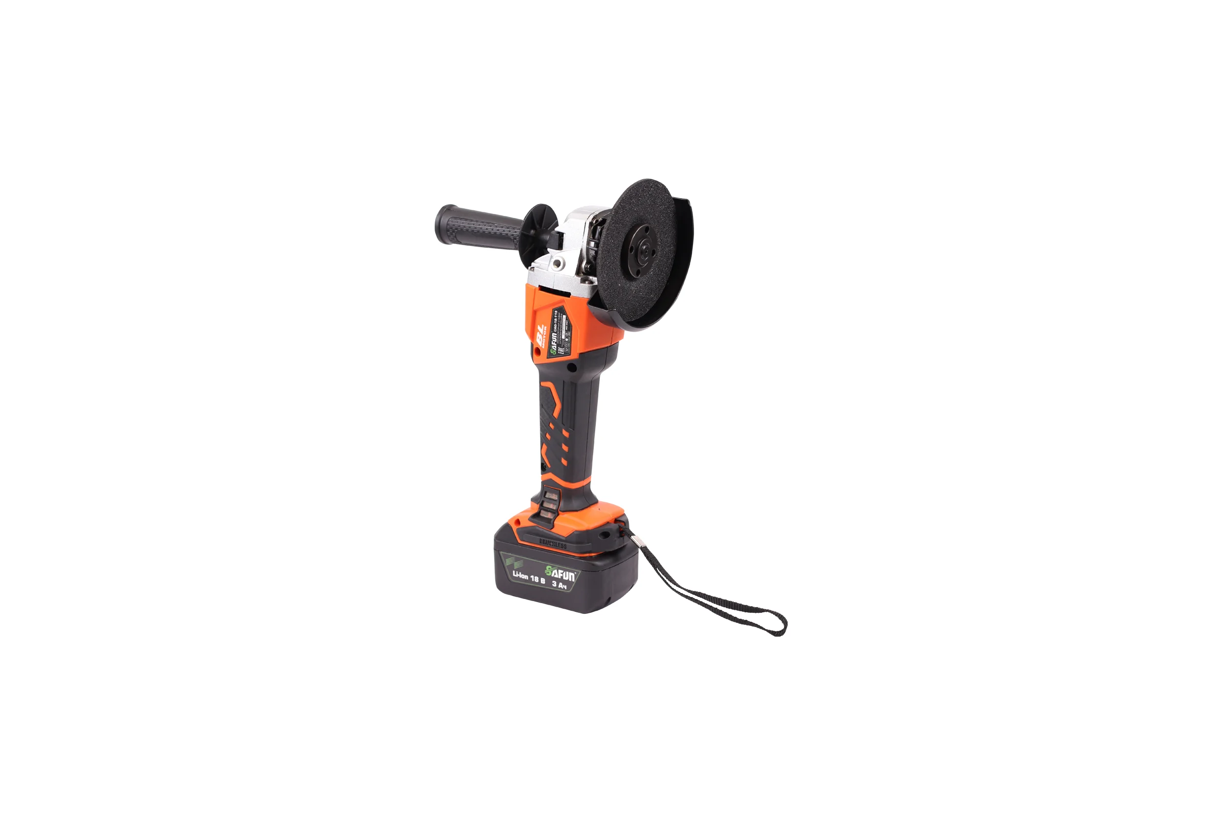 Аккумуляторная угловая шлифмашина SAFUN CAG-18-115 0030401