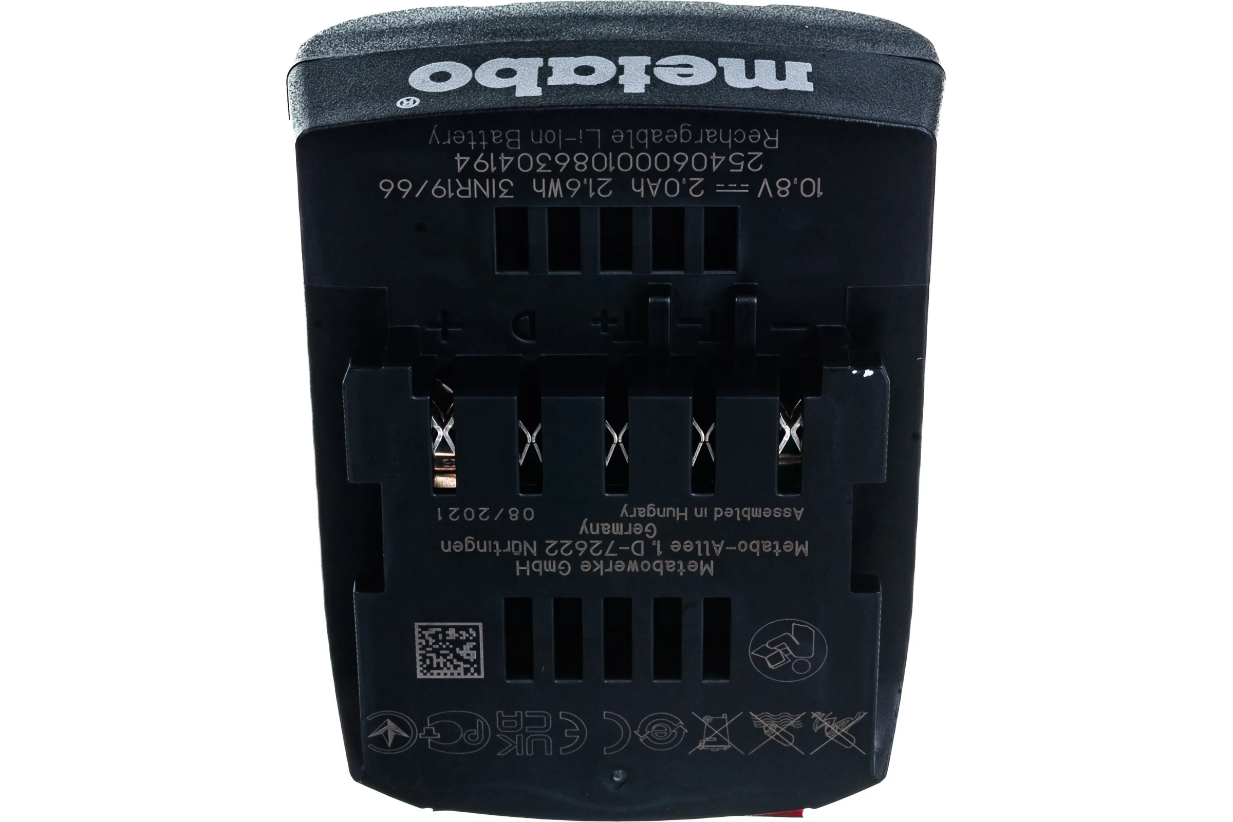Аккумулятор 12,0 В, 2,0 Aч, Li-Power Metabo 625406000