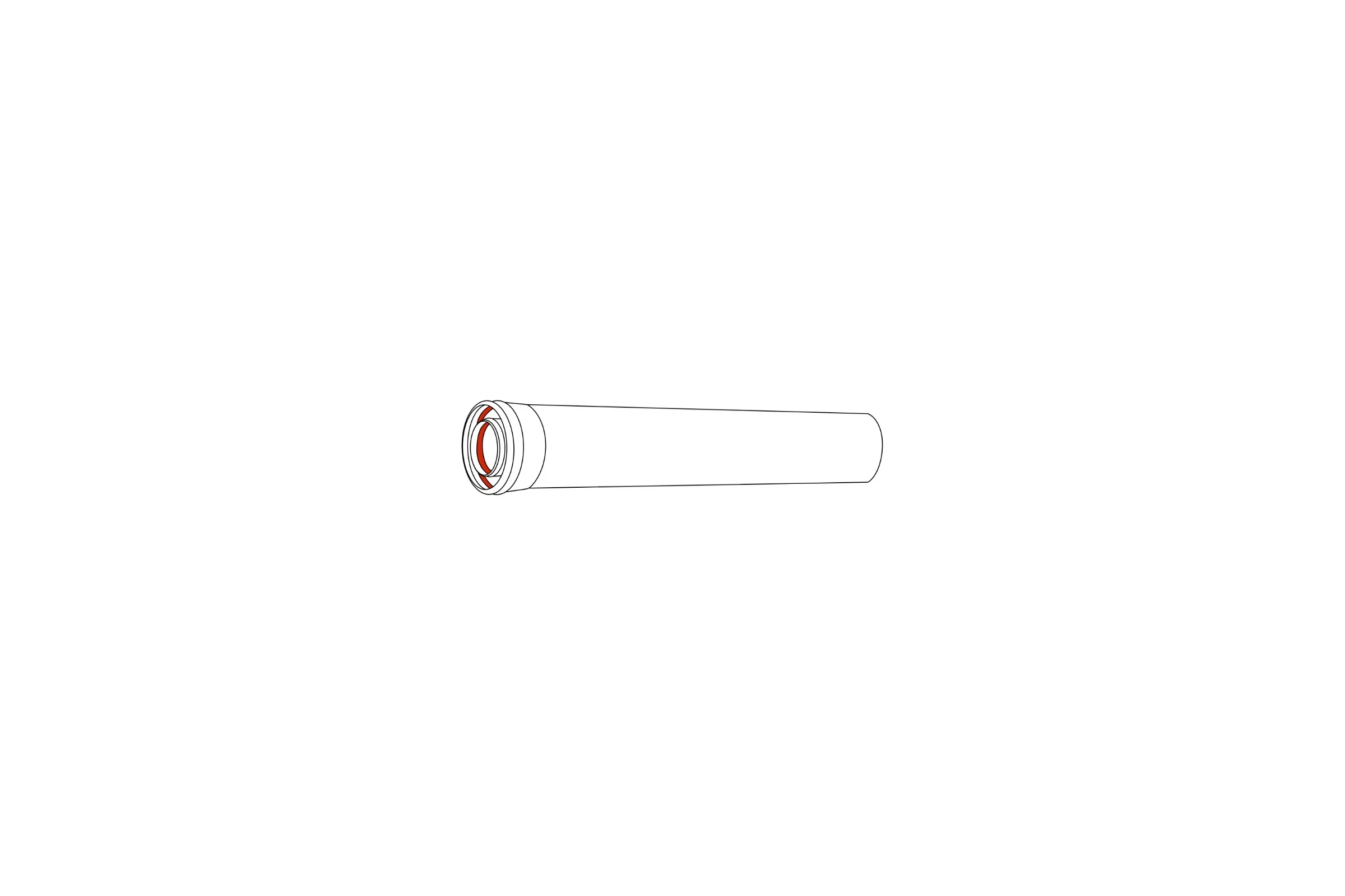 Удлинение ARISTON M/F d80/125-1000мм конденсационный 3318093