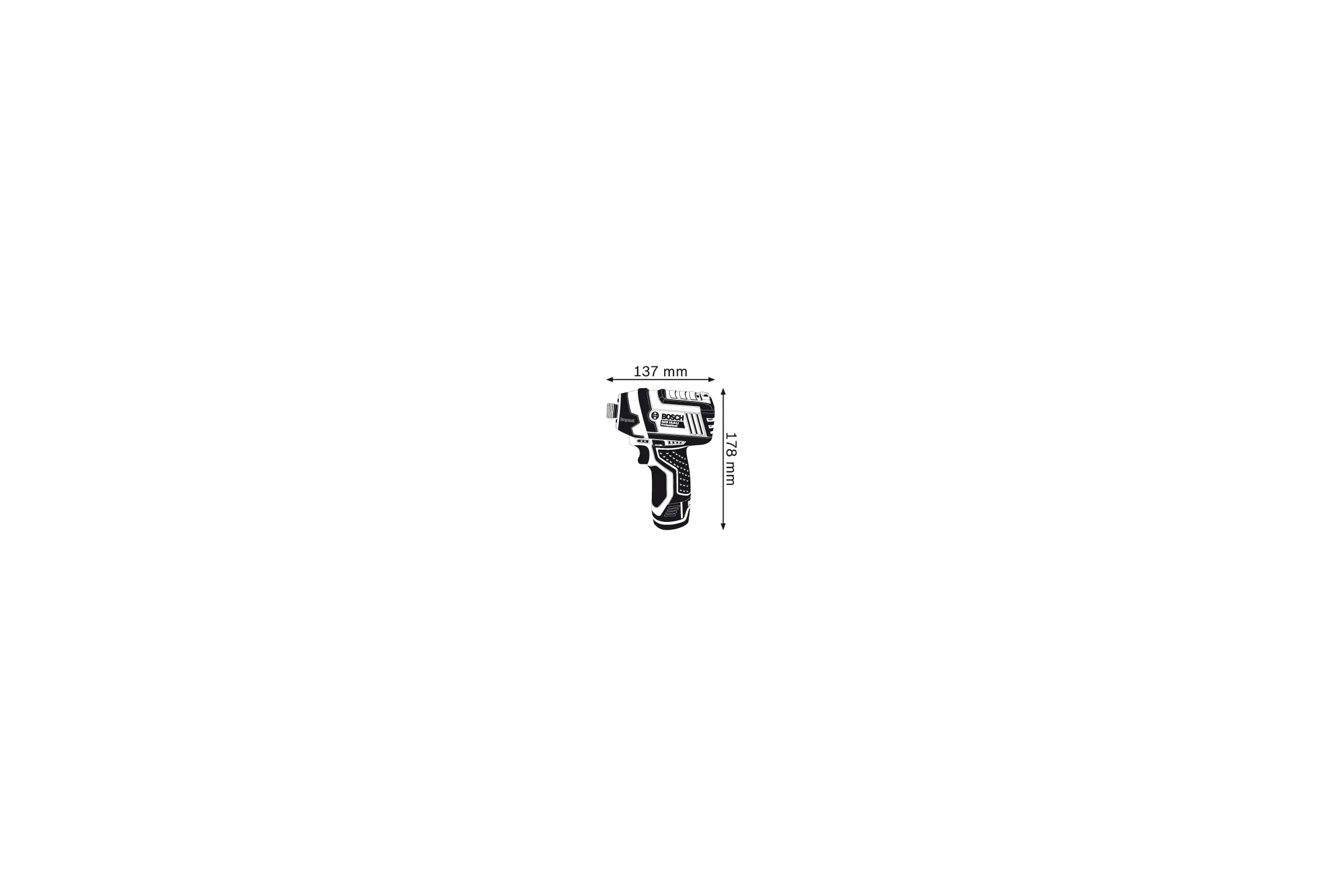 Аккумуляторный ударный гайковерт Bosch GDR 12V-105 Professional Solo 0.601.9A6.901
