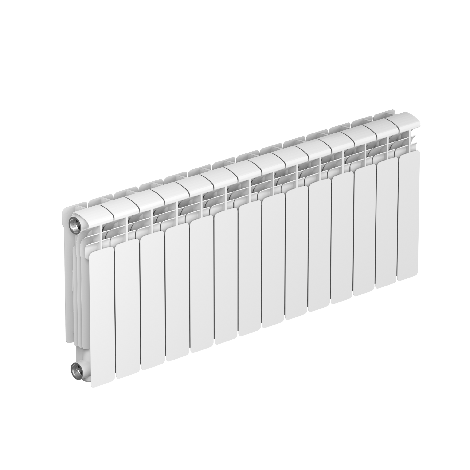 Радиатор алюминиевый RIFAR Alum 350 x 14 секций боковое подключение