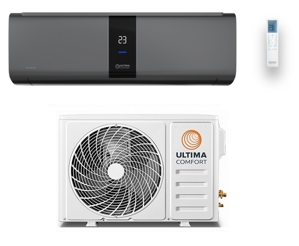 Кондиционер ULTIMA COMFORT Elysium Nero ELN-I12PN 12 BTU инверторная сплит-система чёрный
