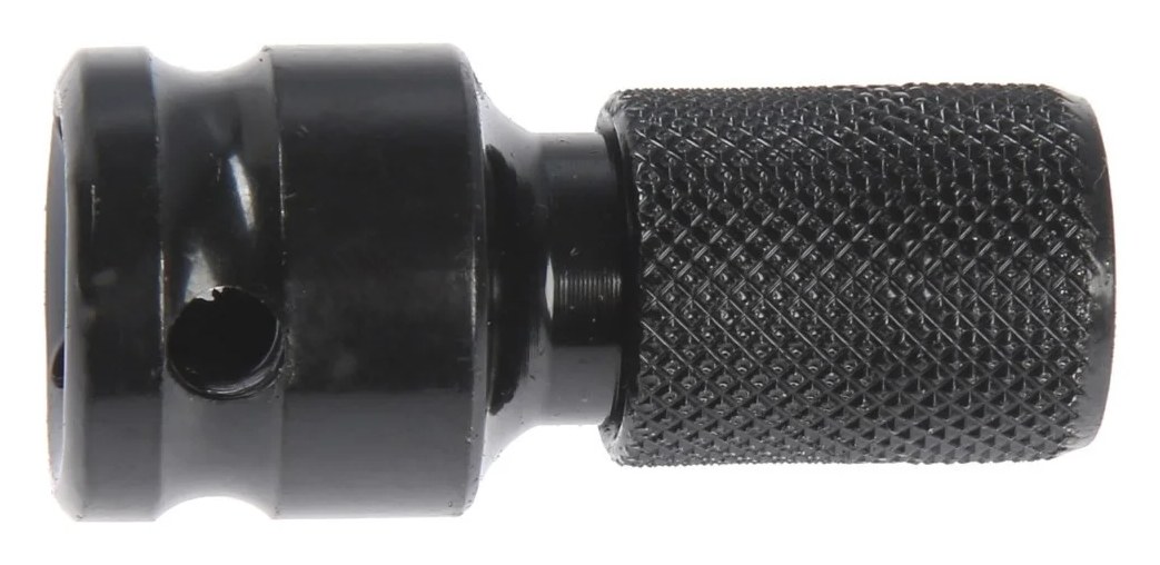 Адаптер для бит с квадратом 1/2" на шестигранник 1/4" ТУНДРА 7443390