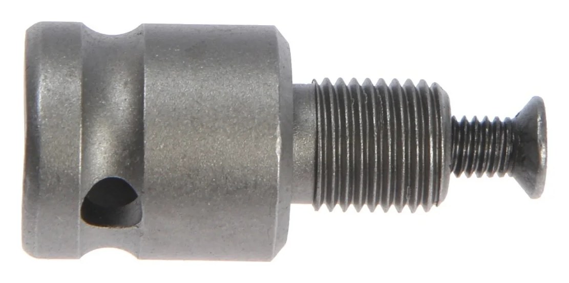 Адаптер для гайковерта CrV, с квадрата 1/2" на резьбу 1/2", 35 мм ТУНДРА 7443396