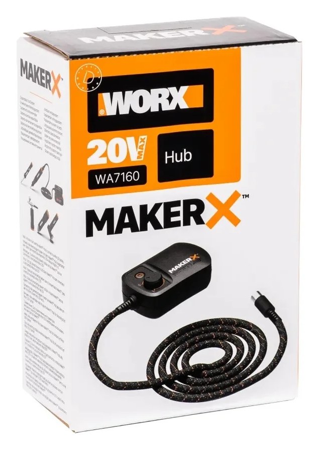 Адаптер WORX 20В для MAKER X без USB WA7160