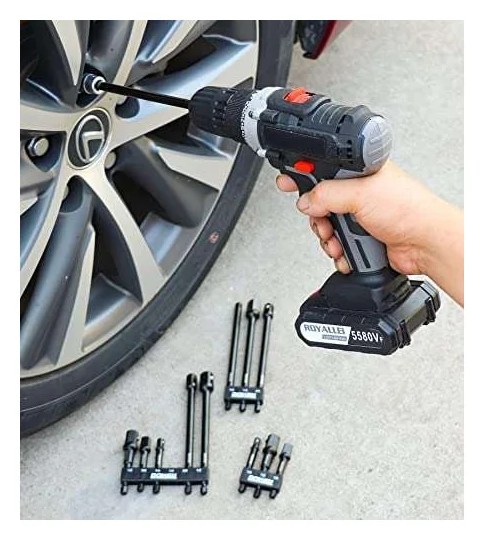Адаптеры для головок 1/4", 3/8", 1/2", 75 мм, набор 3 шт DOWELL HY050102