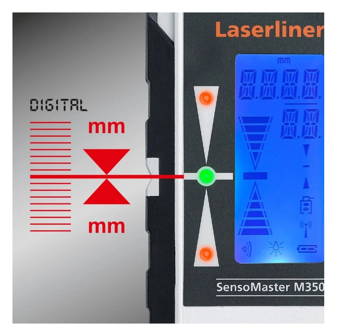 Автоматический ротационный лазерный нивелир Laserliner Quadrum M 350 S Set 1 053.00.09-1
