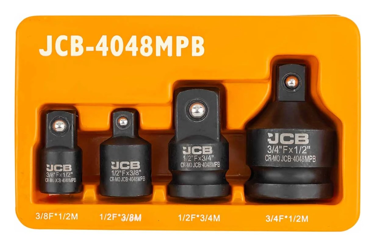 Адаптеры ударные, набор 4 шт JCB JCB-4048MPB(59166)