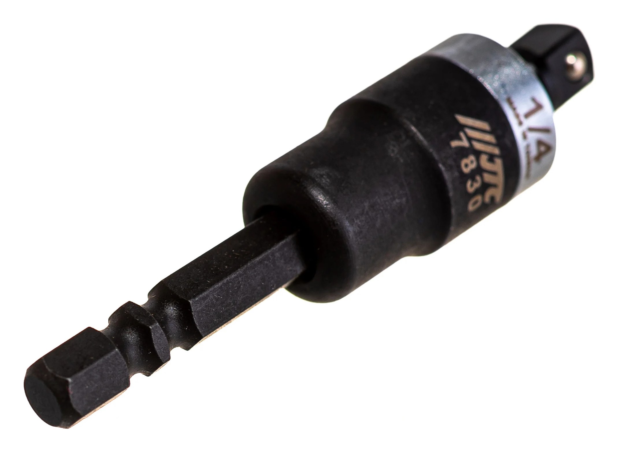 Адаптер карданный под шуруповерт JTC 1/4", квадрат 1/4" -7830 849002