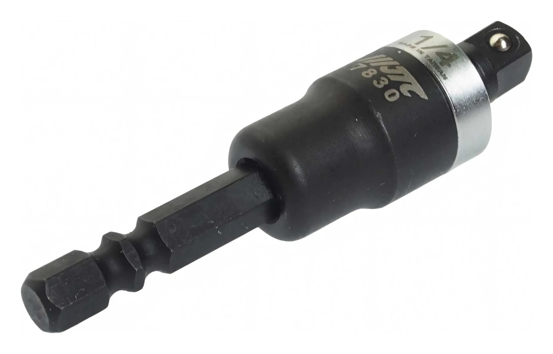 Адаптер карданный под шуруповерт JTC 1/4", квадрат 1/4" -7830 849002