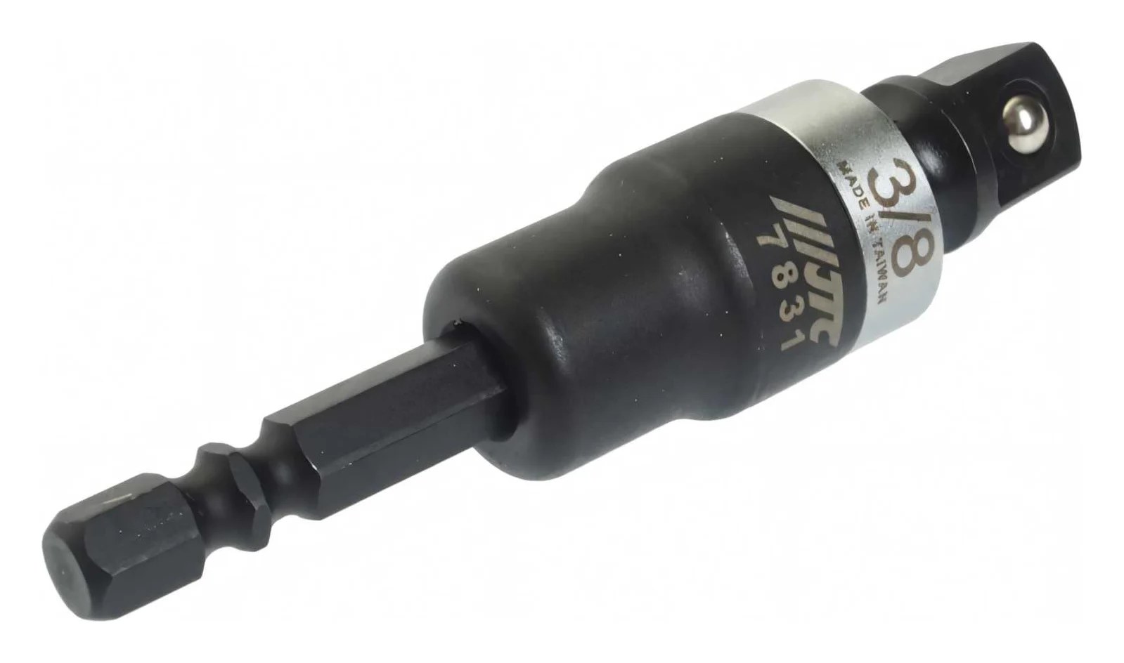 Адаптер карданный под шуруповерт JTC 1/4", квадрат 3/8" 7831 849004