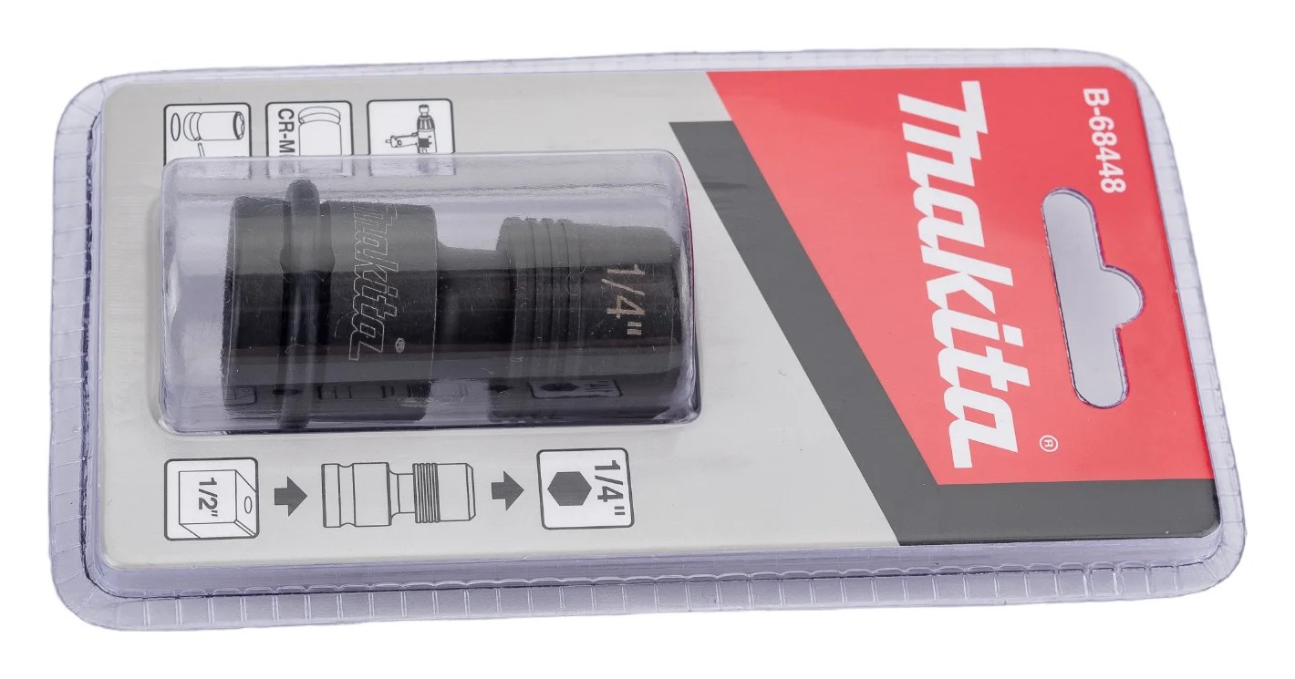 Адаптер-переходник 1/2"DR-1/4"HEX Makita B-68448