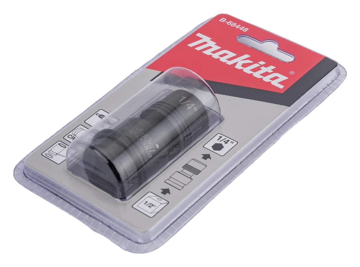 Адаптер-переходник 1/2"DR-1/4"HEX Makita B-68448