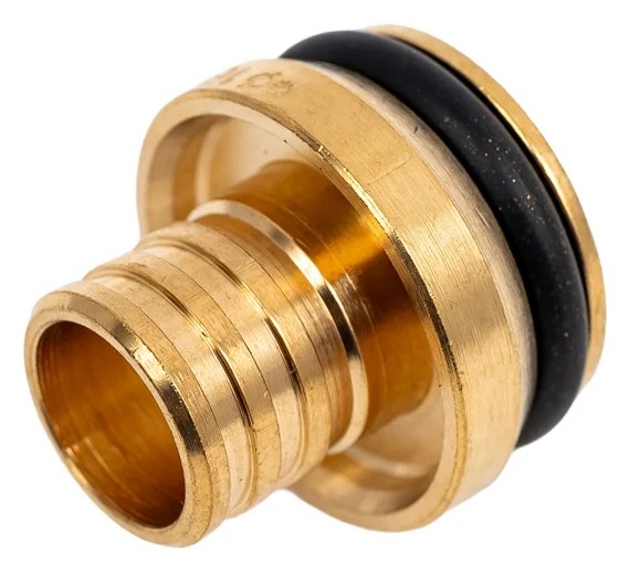 Адаптер для трубы Tiemme PEX 24x19x16-2,2 хром 1440090