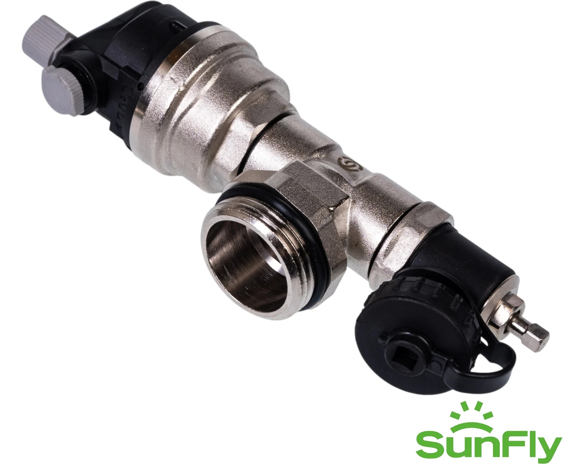 Автоматический воздухоотводчик со сливным краном SUNFLY 1 (XF90778K-1), 2 шт. SF0343594