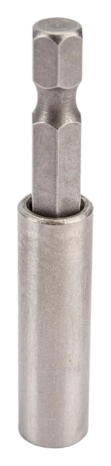 Адаптер нержавеющий магнитный для бит (60 мм; 1/4") NOVOCRAFT BH060SS14001