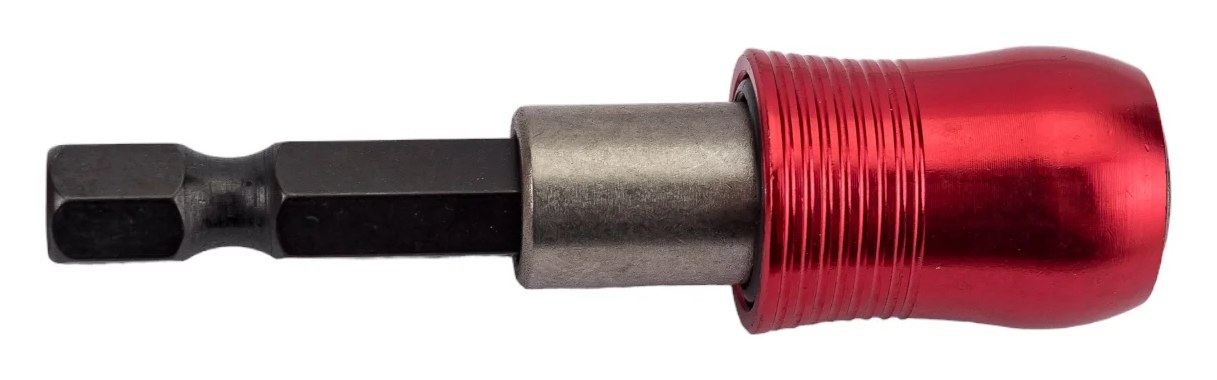 Адаптер магнитный для бит Quick Holder (60 мм; 1/4) Novocraft QBH060140RED
