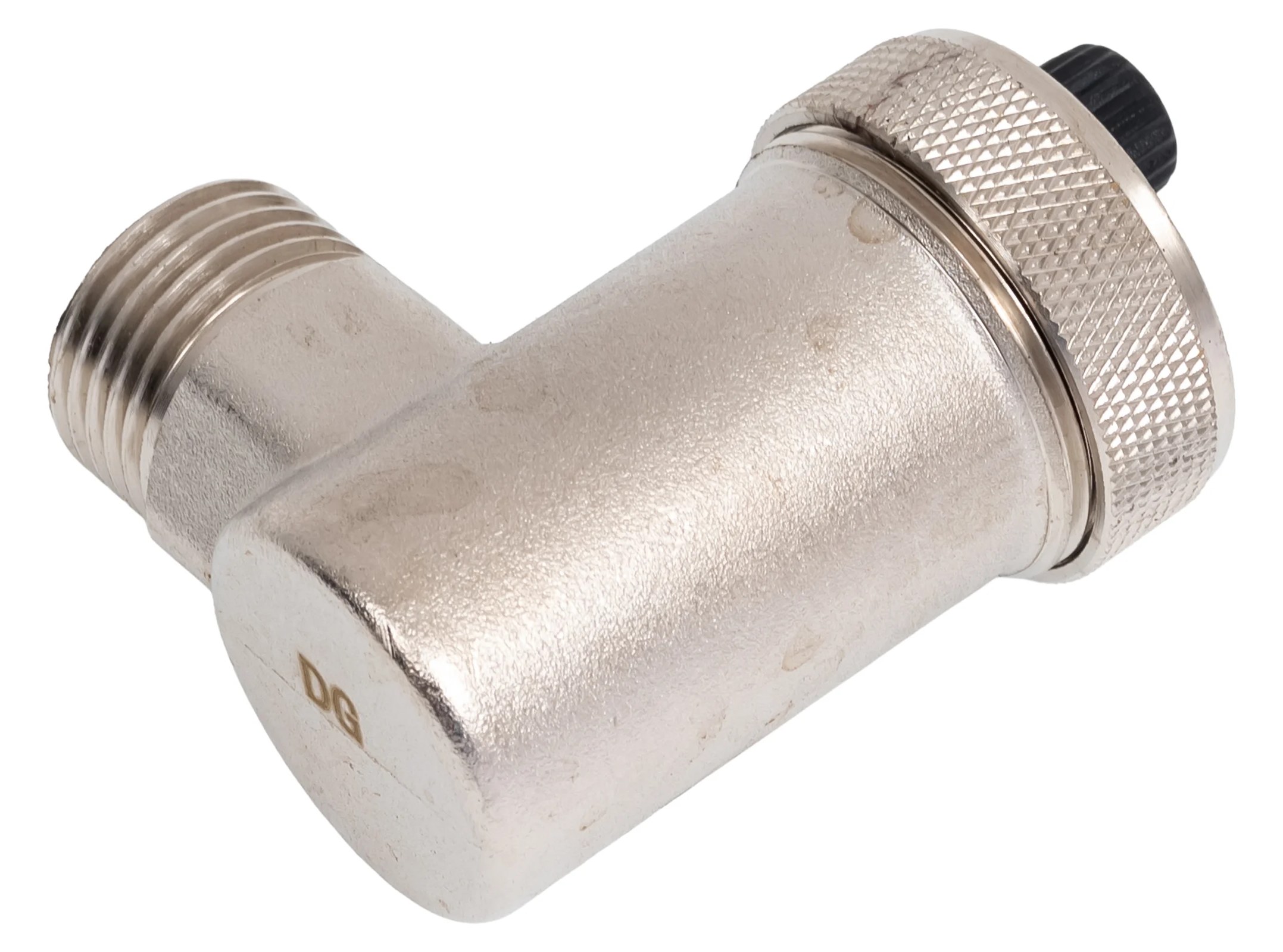 Автоматический угловой воздухоотводчик ViEiR 1/2″ хромированный для радиаторов и декоративных систем отопления PF505