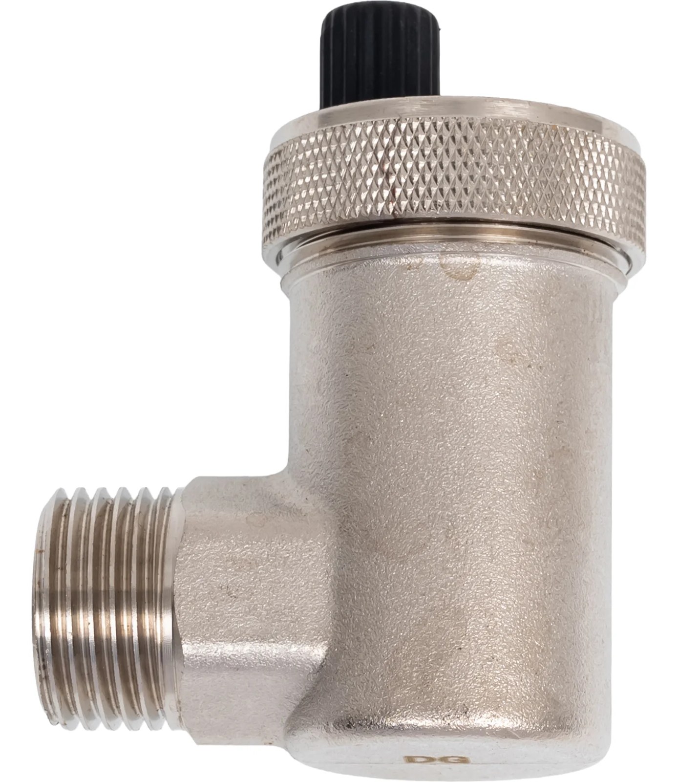 Автоматический угловой воздухоотводчик ViEiR 1/2″ хромированный для радиаторов и декоративных систем отопления PF505