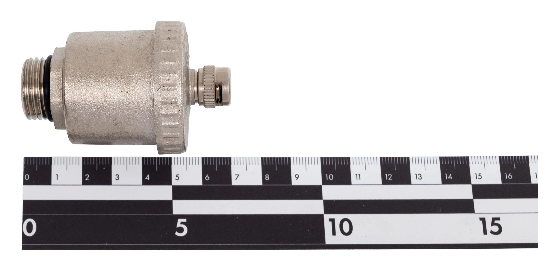 Автоматический прямой воздухоотводчик ViEiR 1/2″ никелированный для радиаторов и коллекторов PF507