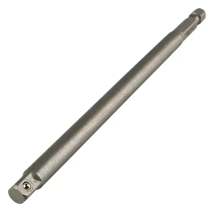 Адаптер Licota с шестигранником, 1/4, на квадрат 1/4, 150 мм BAD12150