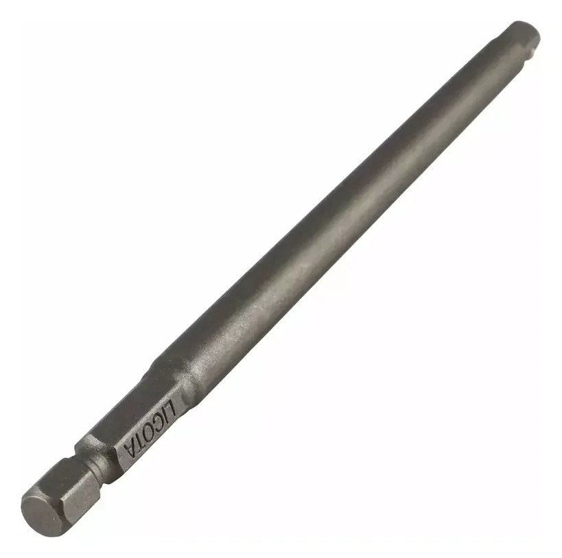 Адаптер Licota с шестигранником, 1/4, на квадрат 1/4, 150 мм BAD12150