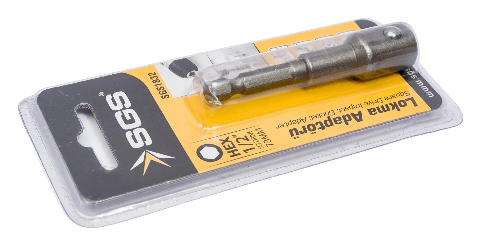 Адаптер для головок Hex-1/2"DR SGS 1832SGS