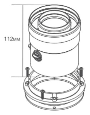 Адаптер вертикальный (60/100 мм) ROYAL THERMO НС 0078688