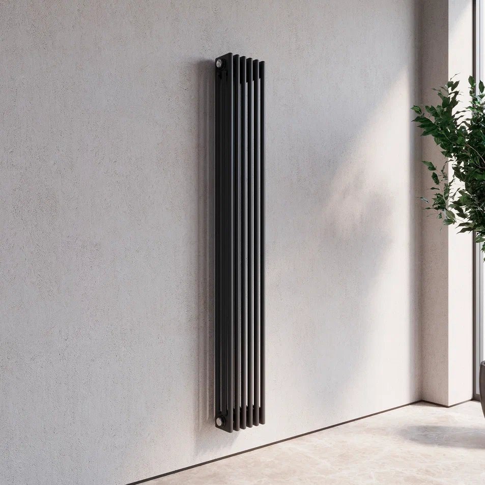Радиатор стальной трубчатый Faberg Alivento 3 1800 мм 6 секций черный