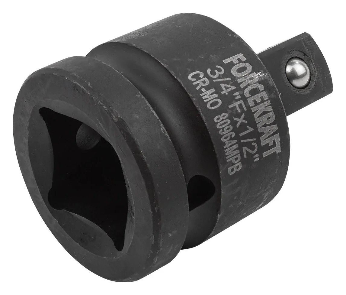 Адаптер-переходник ударный 3/4" Fх1/2" M Forcekraft FK-80964MPB(55020)