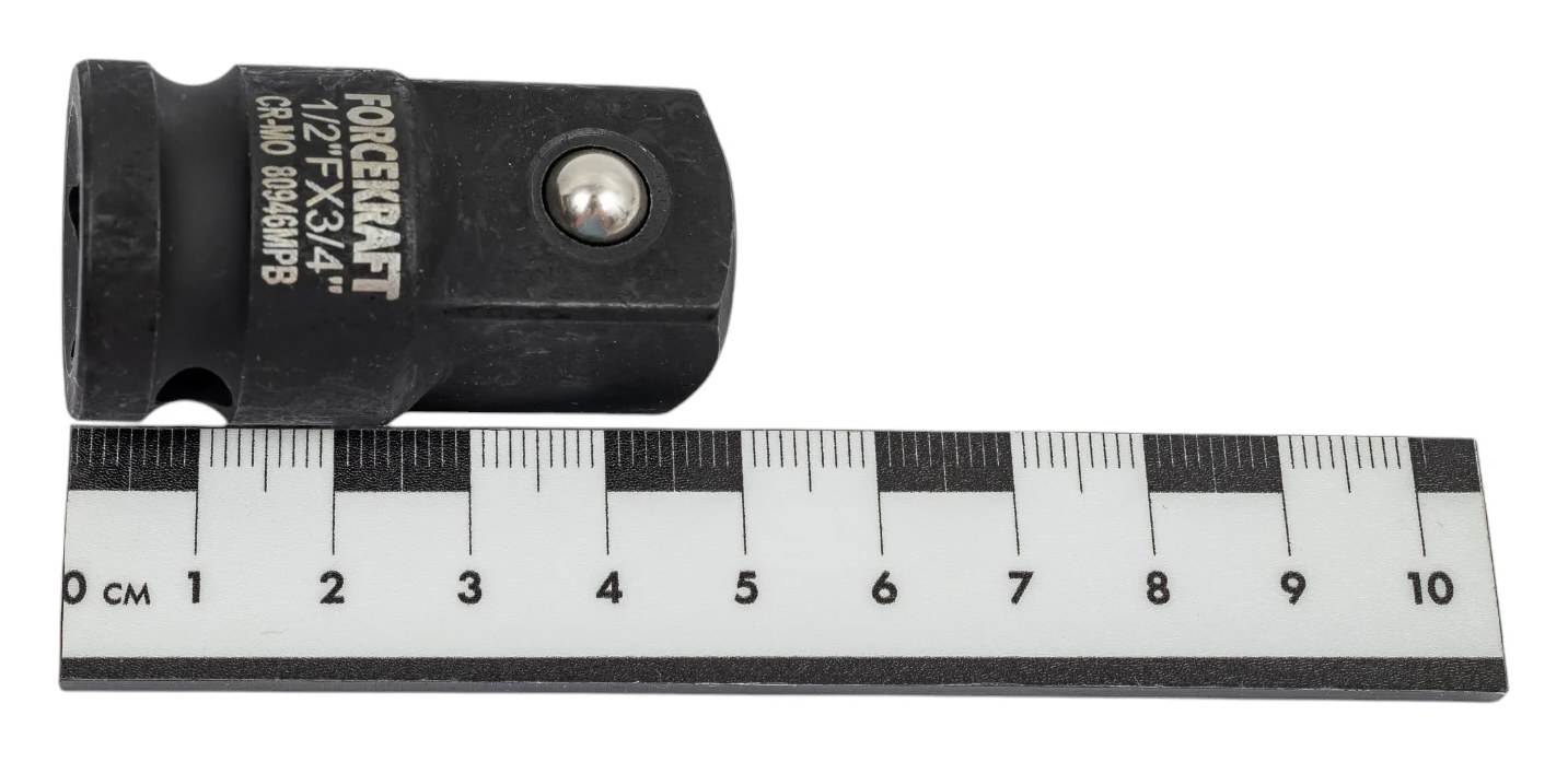 Адаптер-переходник ударный 1/2" Fх3/4" M Forcekraft FK-80946MPB(55019)
