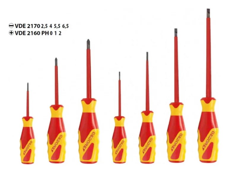 VDE-набор отверток IS 2,5-6,5 PH 0-2 GEDORE 1616048