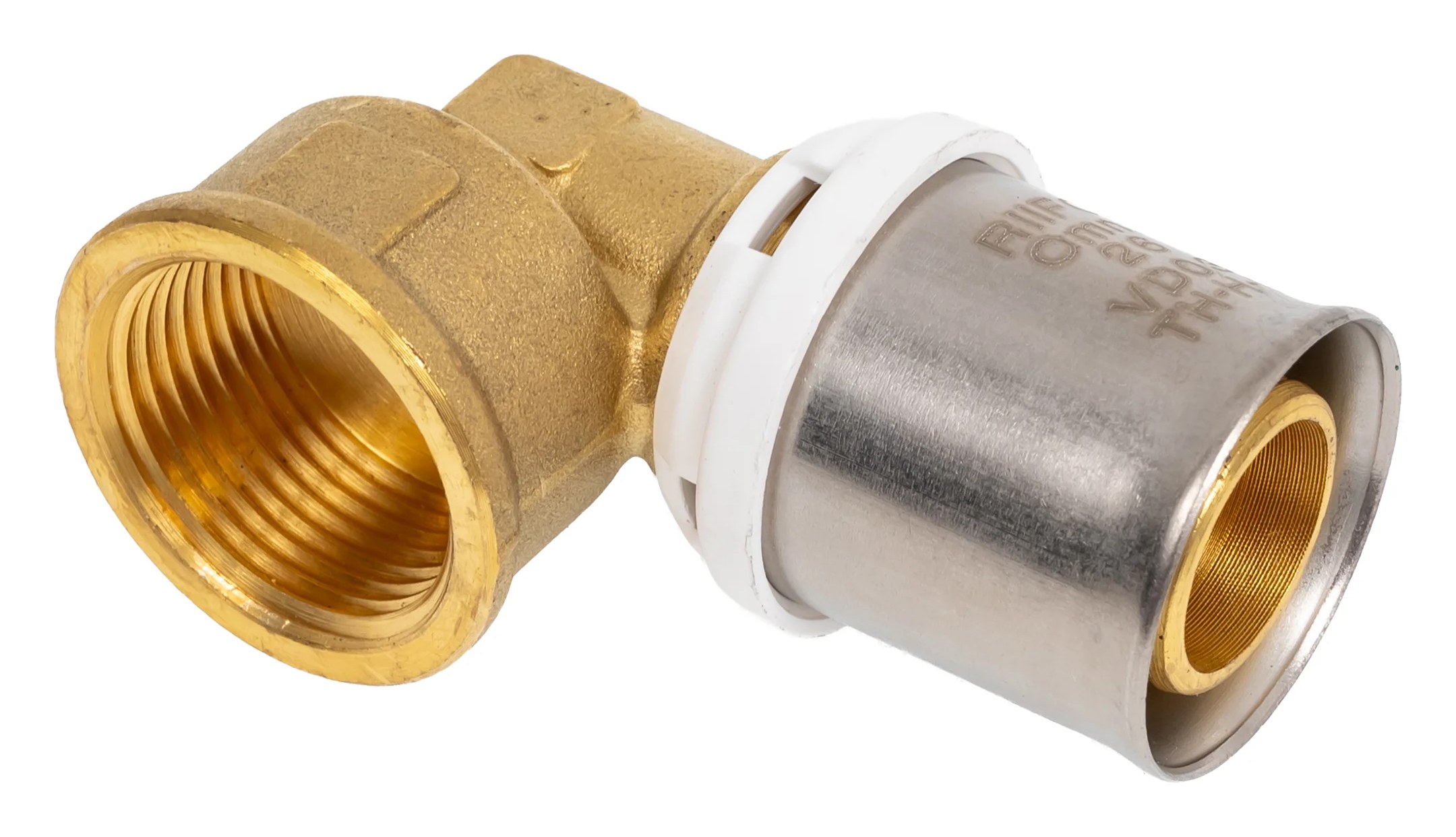 Omni угольник с внутренней резьбой пресс латунь RIIFO 90 26-3/4"ВР 1100045828 (6 шт)