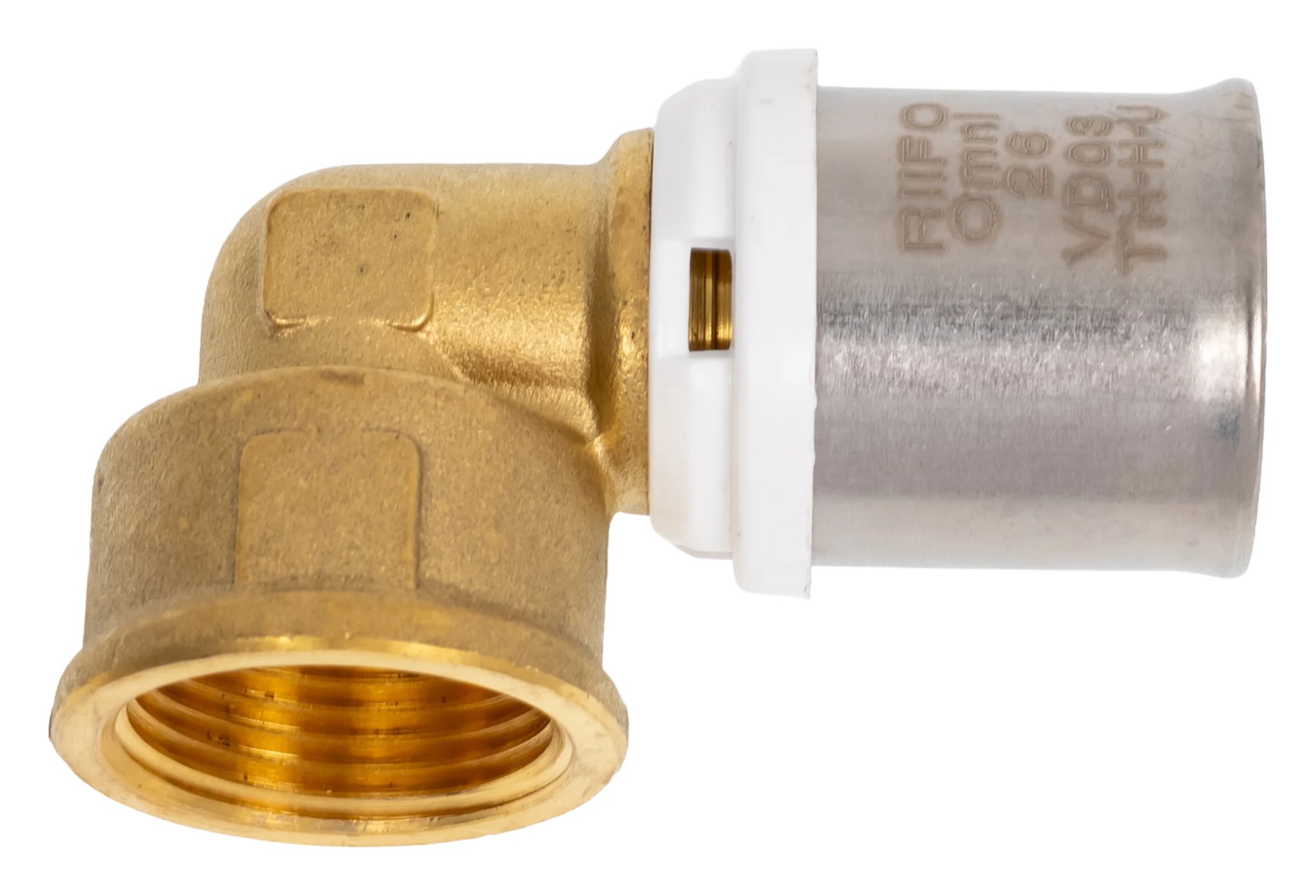Omni угольник с внутренней резьбой пресс латунь RIIFO 90 26-3/4"ВР 1100045828 (6 шт)