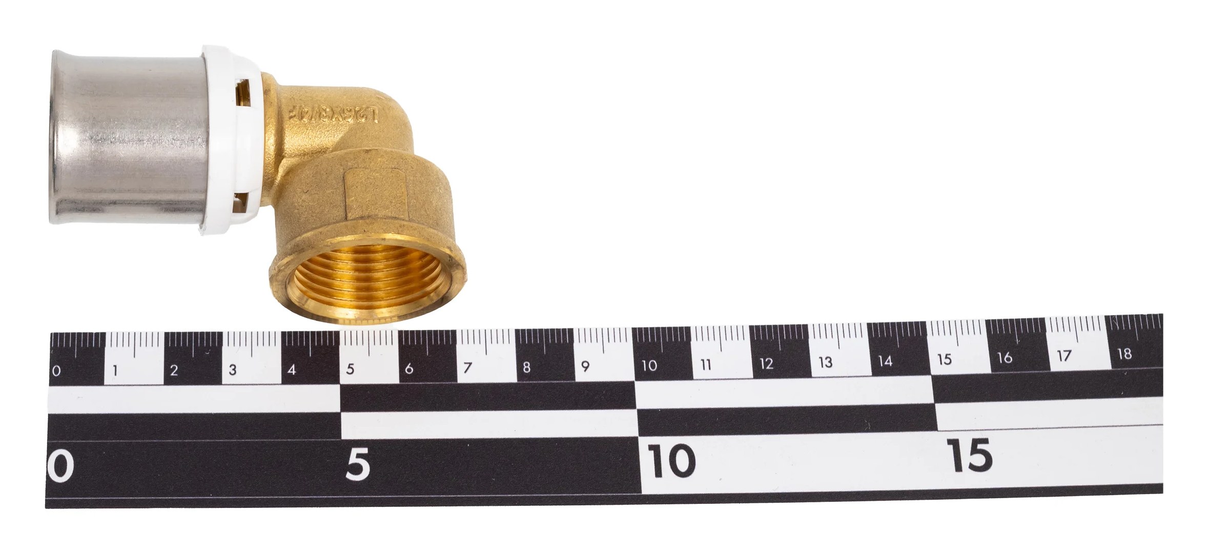 Omni угольник с внутренней резьбой пресс латунь RIIFO 90 26-3/4"ВР 1100045828 (6 шт)