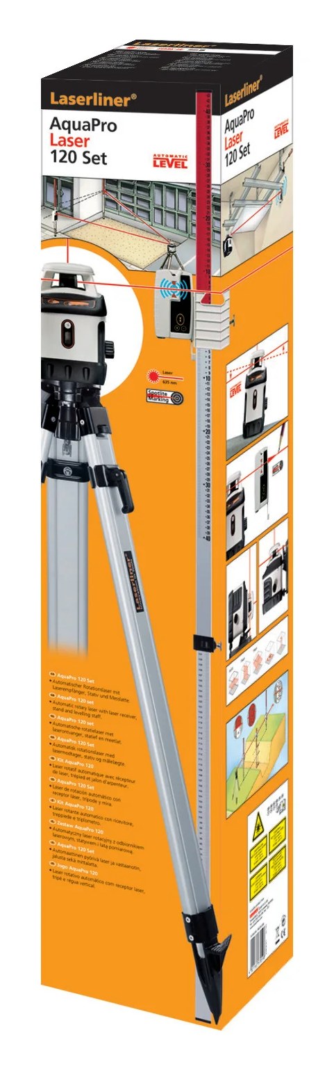 Автоматический ротационный лазер Laserliner AquaPro 310 046.02.00A