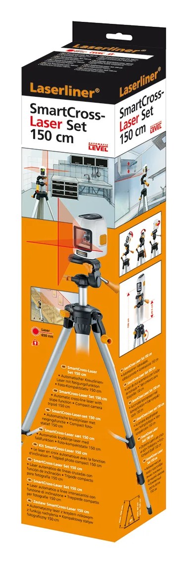 Автоматический перекрёстный лазерный прибор Laserliner SmartCross-Laser Set 150 cm 081.114A