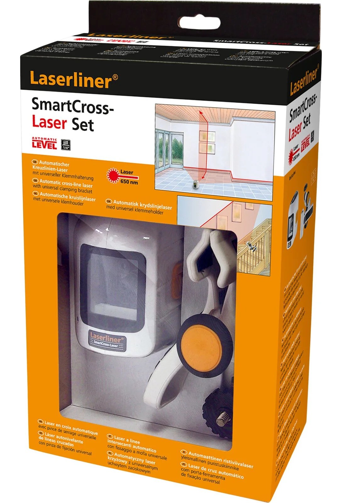 Автоматический перекрёстный лазерный прибор Laserliner SmartCross-Laser Set 081.116A
