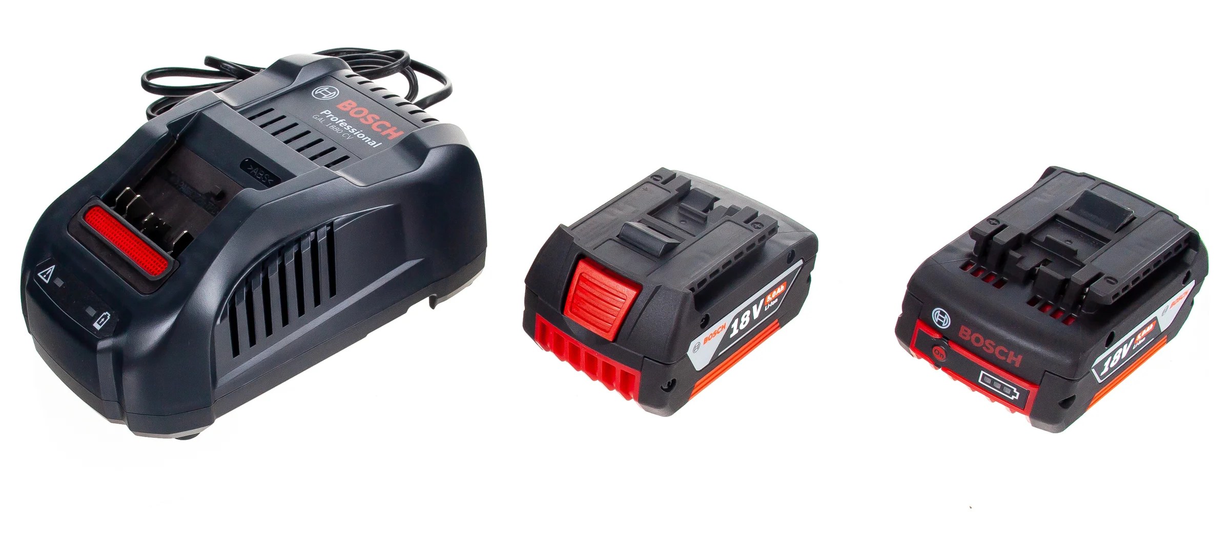Aккумулятор GBA 18V 5.0 Ah 2 шт. + зарядное устройство GAL 1880 CV Professional Bosch 1600A00B8J