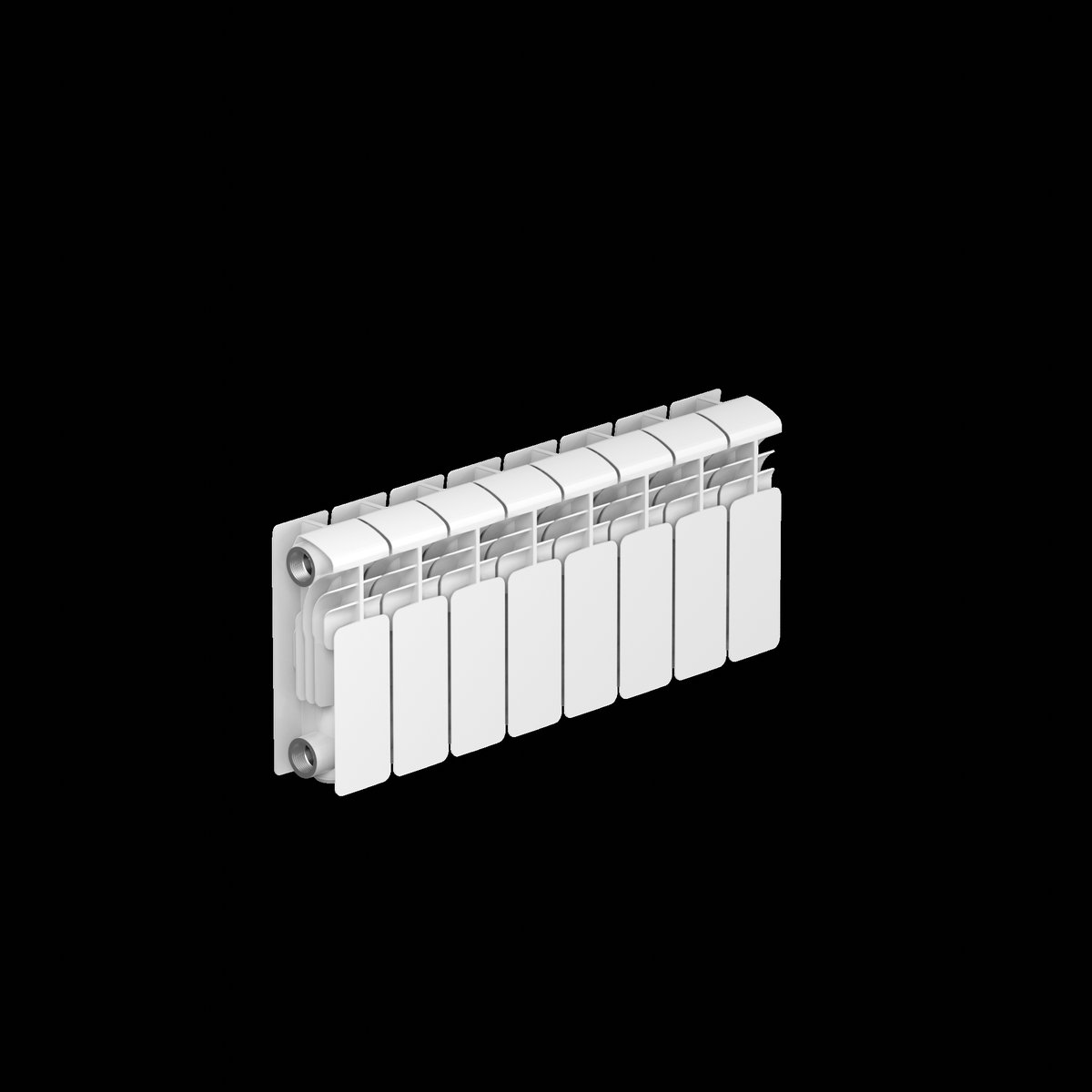 Радиатор алюминиевый RIFAR Alum 200 x 8 секций боковое подключение