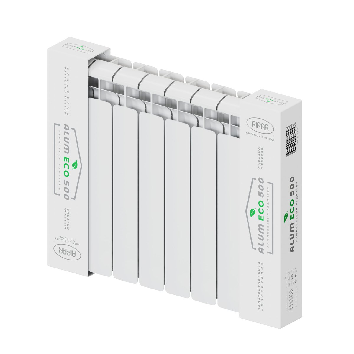 Радиатор алюминиевый RIFAR Alum Eco 500 х 12 секций