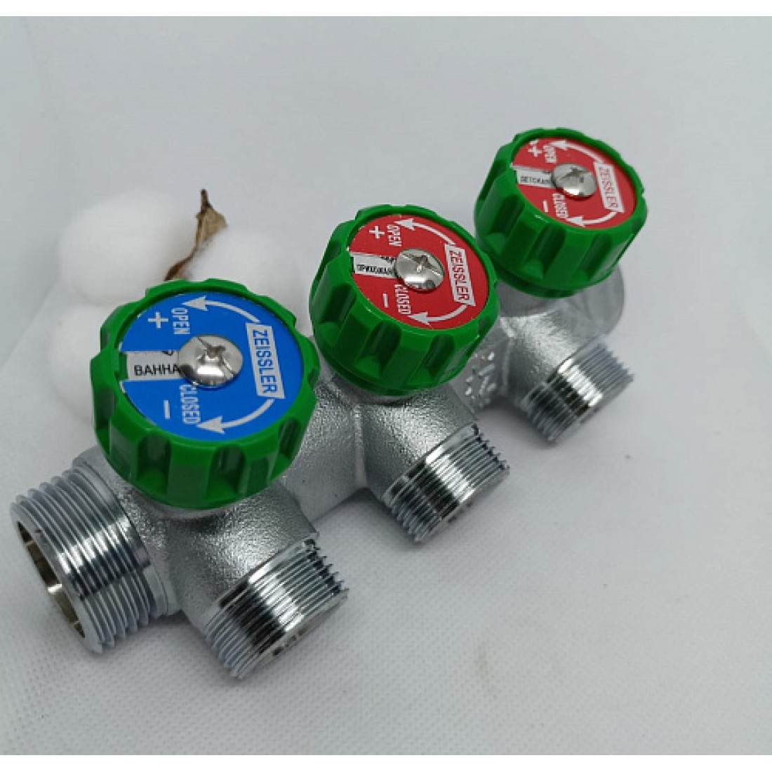 Коллектор регулирующий под Евроконус 1*3/4 (евроконус)-3 выхода Zeissler